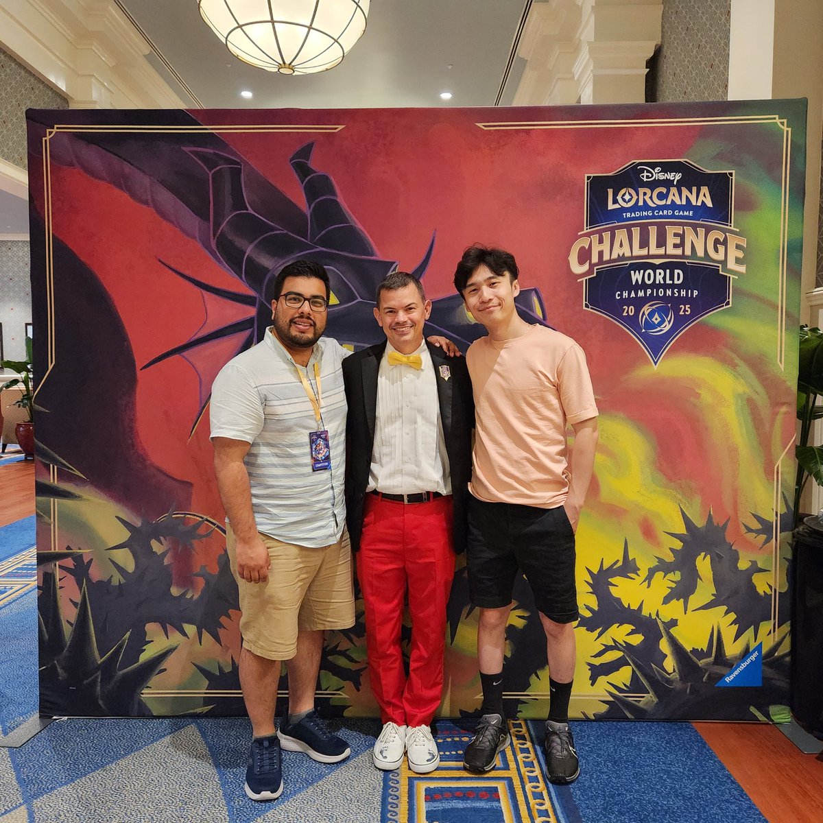 Level9001's tweet image. "The real prize is the friends we made along the way" . Congrats to the whole top 8, especially @EdLorcana and @DinhKhangPham for being the finalists of the first ever Disney Lorcana World Championship!