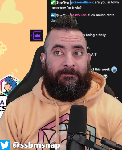 I'm competing in this and streaming my run rn!  

twitch.tv/ssbmsnap come thru <3

(winner of the tourney gets flown out to any major of their choice!!!)