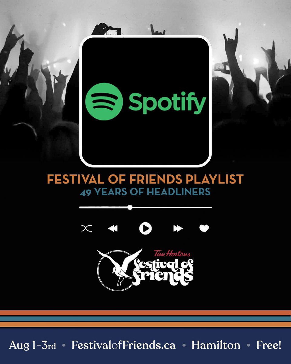Celebrate Canada Day #HamOnt with our Spotify playlist. Over 5 hours of of music from all the artists that have played - and about to play - the past 49 years!

open.spotify.com/playlist/08599…...
