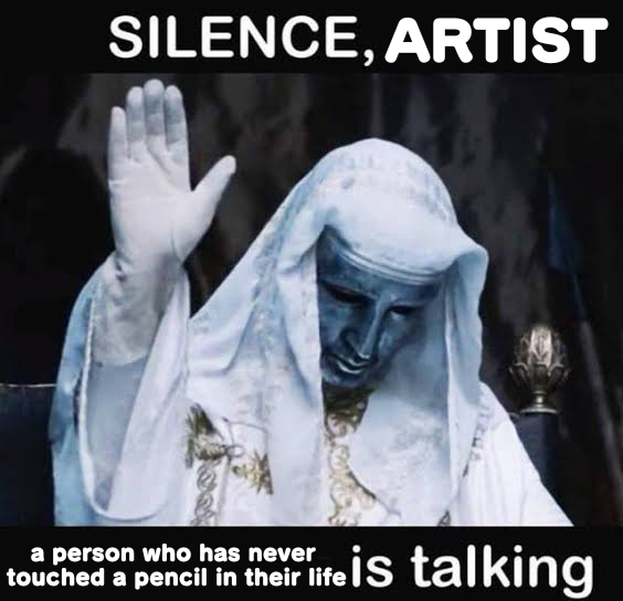 Most art related discussions on this fanbase are basically this: