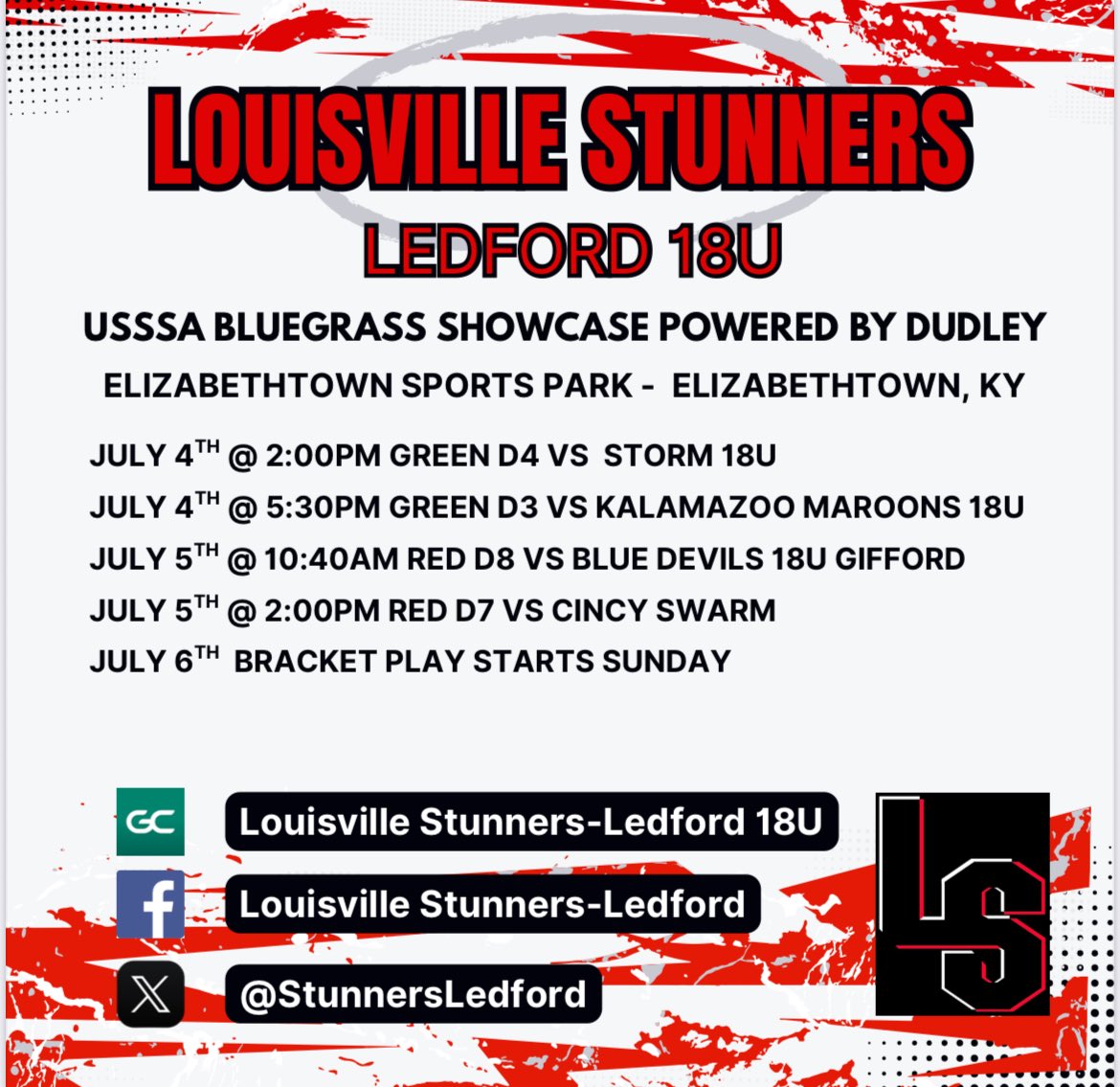 Payton Russell (@paytonkrussell) on Twitter photo Back in action on the 4th with <a href="/StunnersLedford/">Louisville Stunners-Ledford</a>! Excited to be back, come check us out!! <a href="/CVilleLTS/">LadyTigerSoftball</a> <a href="/LWUsoftball/">Lindsey Wilson College Softball</a> <a href="/SUSoftball/">Spalding U Softball</a> <a href="/ETSUSoftball/">ETSU Softball</a> <a href="/rwwagner/">Bill Wagner</a> <a href="/worthington_eku/">JaneWorthington</a> <a href="/zoeschafer1/">Zoe Schafer</a> <a href="/CentreCSoftball/">Centre Softball</a> <a href="/HanoverSBall/">Hanover College Softball</a> <a href="/LouisvilleSB/">Louisville Softball</a> <a href="/Pmurphy08/">Paige Murphy</a> <a href="/BGSUSoftball/">BGSU Softball</a> <a href="/asburysoftball1/">Asbury Softball</a> <a href="/tagupSoftball/">tagup</a> Back in action on the 4th with <a href="/StunnersLedford/">Louisville Stunners-Ledford</a>! Excited to be back, come check us out!! <a href="/CVilleLTS/">LadyTigerSoftball</a> <a href="/LWUsoftball/">Lindsey Wilson College Softball</a> <a href="/SUSoftball/">Spalding U Softball</a> <a href="/ETSUSoftball/">ETSU Softball</a> <a href="/rwwagner/">Bill Wagner</a> <a href="/worthington_eku/">JaneWorthington</a> <a href="/zoeschafer1/">Zoe Schafer</a> <a href="/CentreCSoftball/">Centre Softball</a> <a href="/HanoverSBall/">Hanover College Softball</a> <a href="/LouisvilleSB/">Louisville Softball</a> <a href="/Pmurphy08/">Paige Murphy</a> <a href="/BGSUSoftball/">BGSU Softball</a> <a href="/asburysoftball1/">Asbury Softball</a> <a href="/tagupSoftball/">tagup</a>
