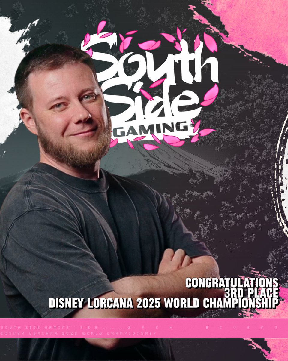 Congratulations again to Zach for placing 3rd at the 2025 Disney Lorcana World Championship!

Your hard work and endless hours of practice &amp; dedication have paid off! We are very proud of you on and off the main stage. You inspire us to get better at the things we love to do.