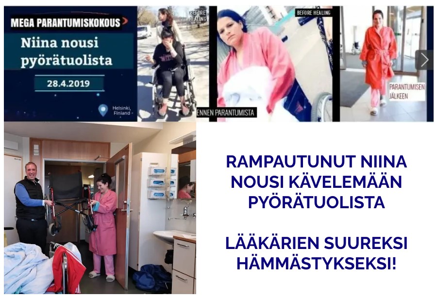 #UltimateBloodOfJESUS Jeesuksen veressä on voimaa. Suomalainen Niina nousi ylös kävelemään pyörätuolista yhden julistuksen kautta, kun Profeetta Dr. Owuor piti parantumiskokousta Jeesus on Herra radion välityksellä!

jeesusontulossa.fi