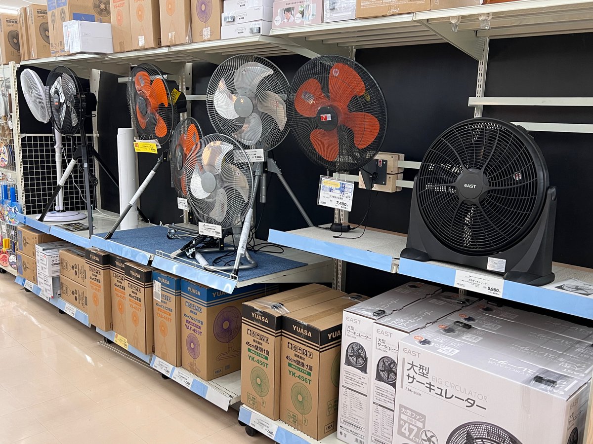 涼生活家電コーナーは最盛期🥳🎐 暑い時期にうれしい夏家電が山盛り