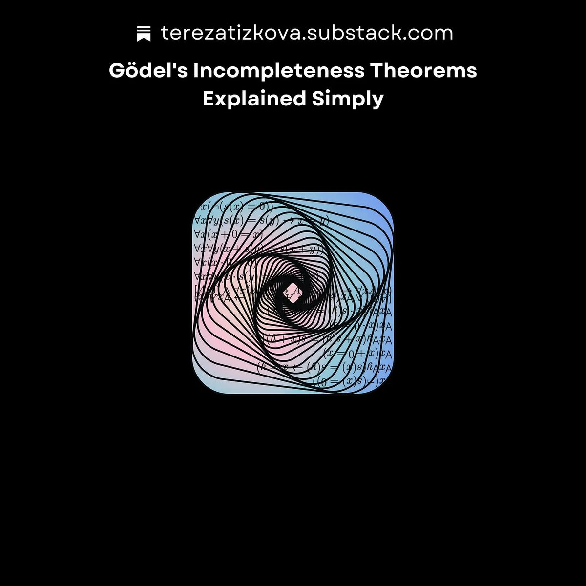 tereza_tizkova's tweet image. I wrote a difficult-math-made-easy blog post again.
Gödel's theorems are one of the most popular theorems among "normal" people, and I have a thing for them too, so I hope my explanation is gonna be useful and start a discussion.
Enjoy!