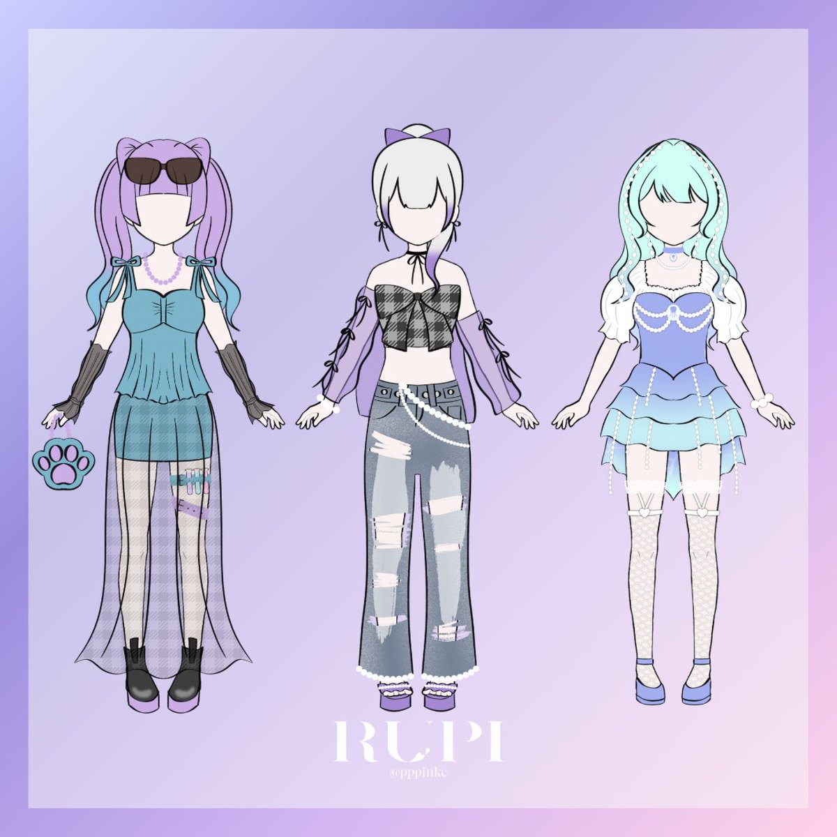 ⟡あなたの衣装デザインさせてください⟡

そのまま新衣装に使用もOK🙆‍♀️
あなたの衣装デザインさせてください！
商用利用可でお渡しします🙂‍↕️

🩷リポスト＋いいねで応募
🩷フォローで当選確率UP⤴️

#無償企画