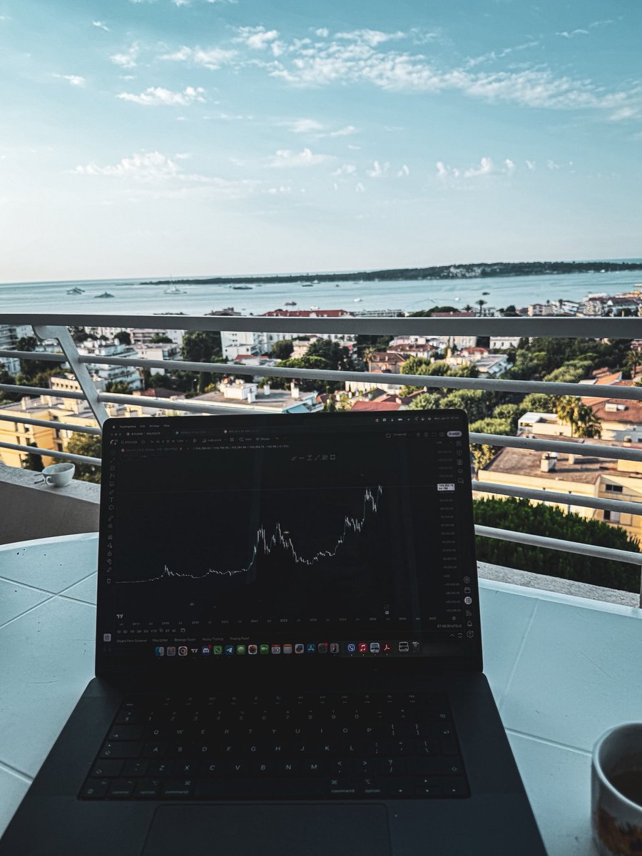gmgm ☀️

In Cannes for #EthCC, if you’re around, let’s link up.

$BTC, bring that ATH energy back and take the alts with you.