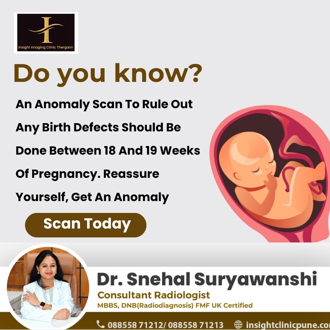 InsightClinic01's tweet image. Do you Know? 
An anomaly Scan to rule out any Birth Defects should be done between 18 to 19 weeks of Pregnancy. 

#AnomalyScan #PregnancyJourney #Ultrasound #HealthyPregnancy #InsightClinic #sonograph #Radiologist #Thergaon #PCMC #Pune