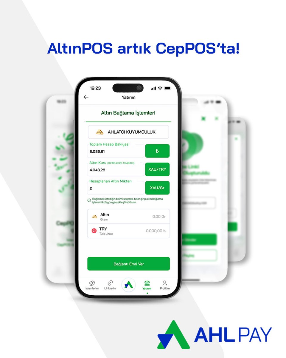AHL_Pay's tweet photo. Yenilenen CepPOS ile ödeme almak çok kolay! 🤩
CepPOS ile istersen fiziki POS gibi temassız ödeme al, istersen sanal POS gibi uzaktan ödeme al. Yeni tasarımıyla çok şık, benzerlerinden çok daha hızlı… Karşınızda yenilenen CepPOS. 😎
📲 https://t.co/xl8eLhgSVF
#AHLPay #CepPOS #POS #AppStore #GooglePlay