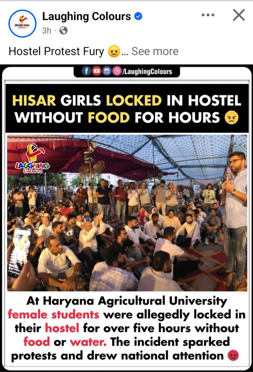 SihagTwinkle's tweet photo. Enough is enough! From locking girls without food to silencing voices — HAU students have had it.
Join the historic student gathering on 2nd July to raise your voice against injustice!
#JusticeForHAUstudents #HAUBandh2July
@NayabSainiBJP
@PMOIndia @icarindia https://t.co/GiczdlFOMB