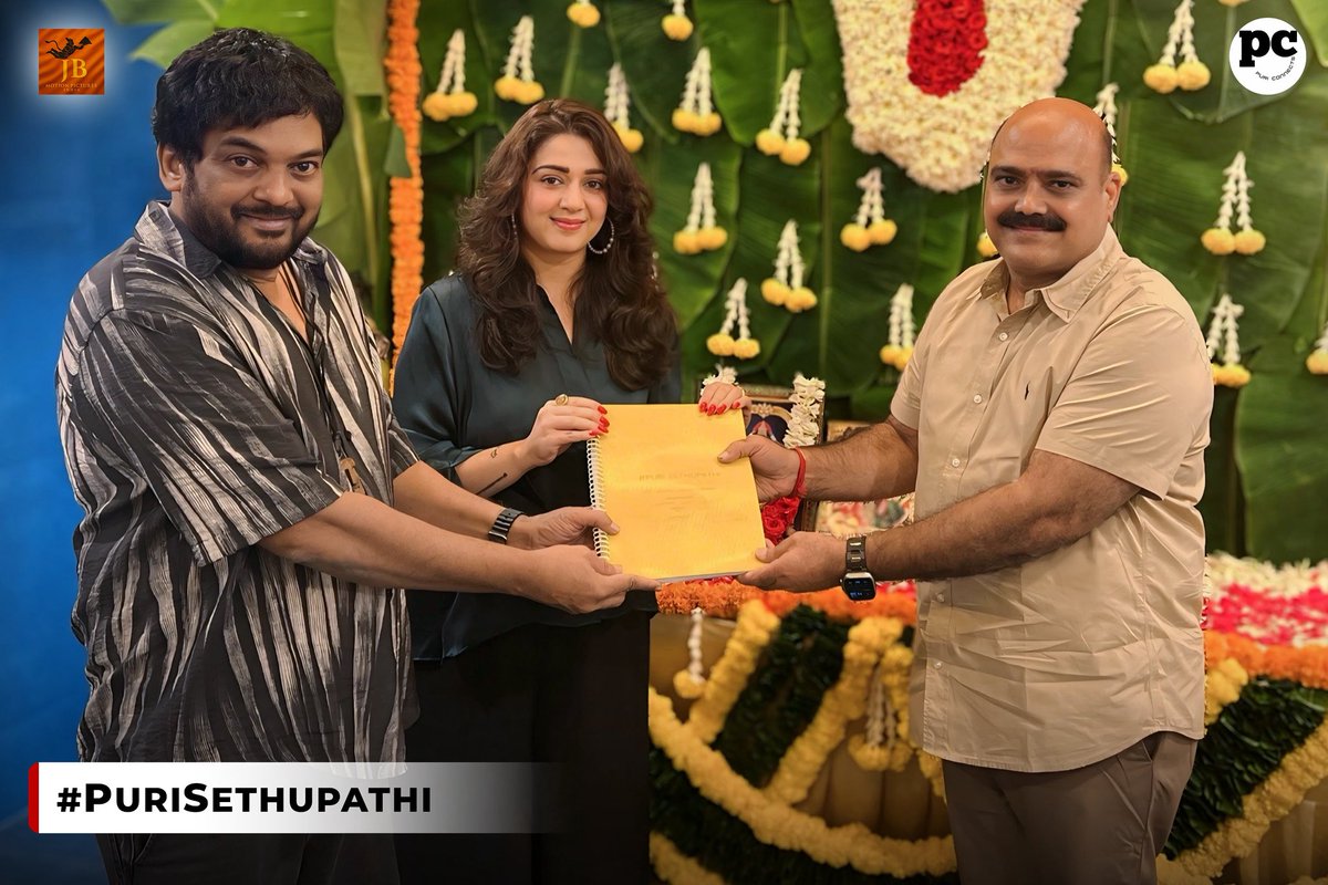 Puri Connects (@puriconnects) on Twitter photo Two powerhouses. One explosive vision π₯
<a href="/PuriConnects/">Puri Connects</a> collaborates with #JBMotionPictures for the most ambitious project #PuriSethupathi β€οΈβπ₯
Produced by Puri Jagannadh, Charmme Kaur and #JBNarayanRaoKondrolla π₯
Presented by <a href="/Charmmeofficial/">Charmme Kaur</a>
CEO <a href="/IamVishuReddy/">ViSH</a>
Releases in Two powerhouses. One explosive vision π₯
<a href="/PuriConnects/">Puri Connects</a> collaborates with #JBMotionPictures for the most ambitious project #PuriSethupathi β€οΈβπ₯
Produced by Puri Jagannadh, Charmme Kaur and #JBNarayanRaoKondrolla π₯
Presented by <a href="/Charmmeofficial/">Charmme Kaur</a>
CEO <a href="/IamVishuReddy/">ViSH</a>
Releases in