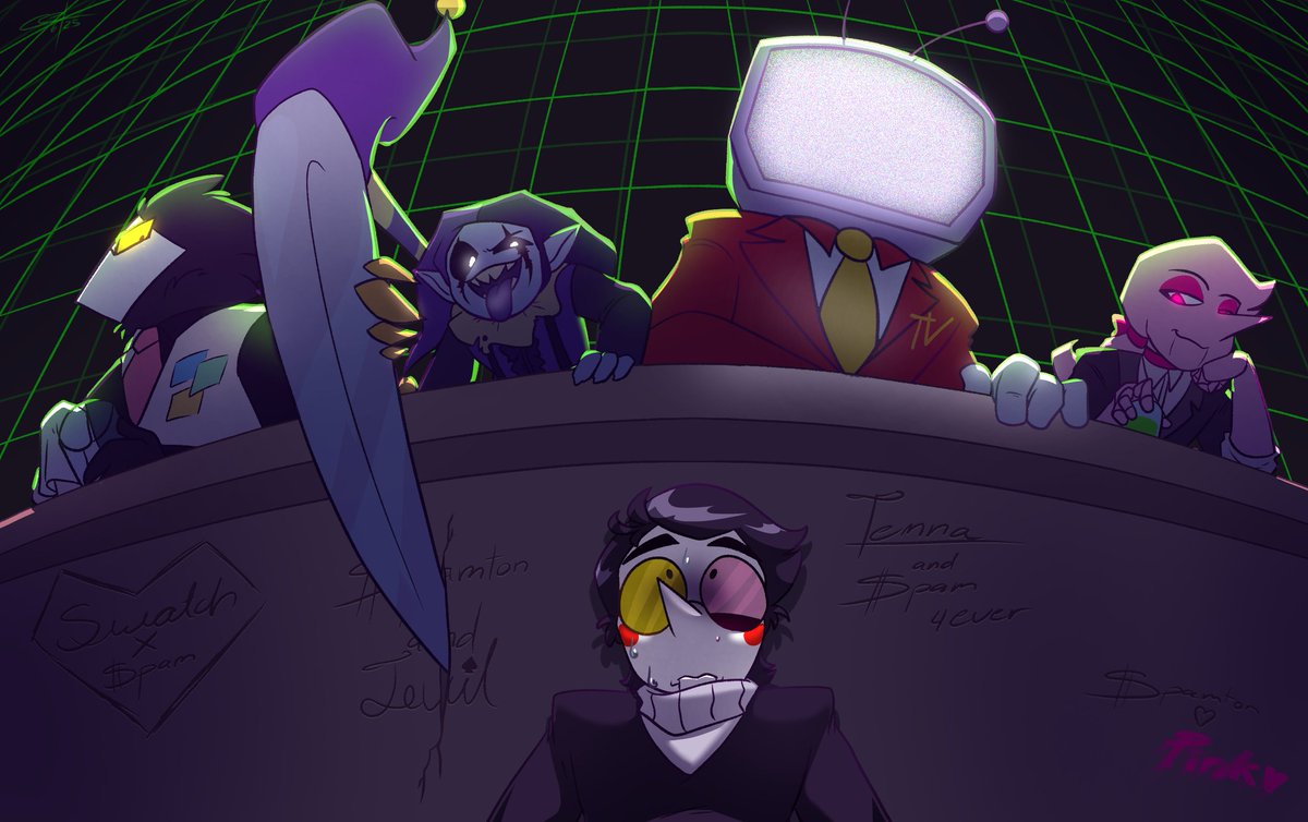 Spamton being able to bag and fumble this much is such a mystery.

🖌️(Freelance artwork made yours truly!)