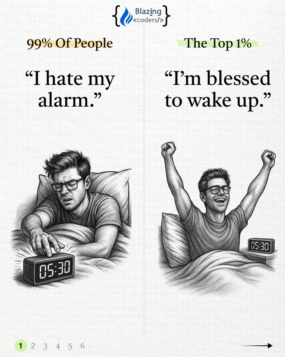 blazingcoders1's tweet image. Don’t follow the 99%—be the 1%.

We choose to think differently, act positively, and grow with purpose. 

Follow us for more @blazingcoders

#blazingcoders #SoftwareCompany #ThinkLikeTheTop1Percent #PositiveMindset #DeveloperLife #CodeWithPurpose #TechMindset #CareerGrowth