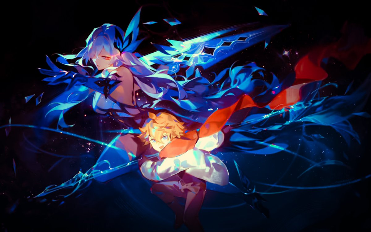 M0GMUNI's tweet photo. Fanart Mobile Wallpapers 
#GenshinImpact #colorgraded 
#skirk credit-el_odeas https://t.co/vp9jPm0q4u