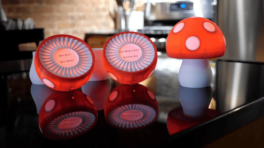dfrobotcn's tweet image. ✨ Magical LED Mushrooms for cocktail menus! 🍄
Lift the cap to reveal your drink - Alice in Wonderland style!
3D printed with color-changing LEDs inside.
Make your own with @bekathwia &apos;s tutorial 👇
#MakerProject #3DPrinting
instructables.com/LED-Mushrooms/