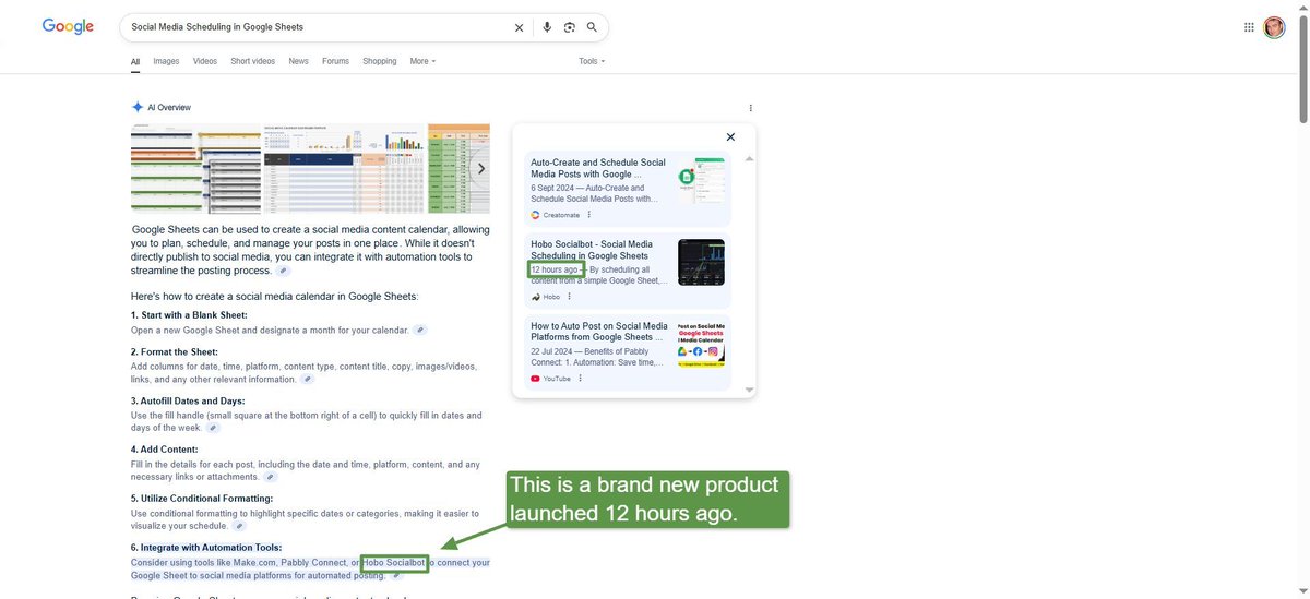 Question: How to get cited quickly in Google AI Overviews in 2025? 👇 

Answer: SEO. 😶 

Bonus: Blogging. 😱