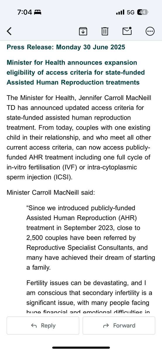 cardagh's tweet image. Great to see the Minister Expanding the publicly funded IVF scheme to couples with one existing child in their relationship!! #ivf 👍👍👍