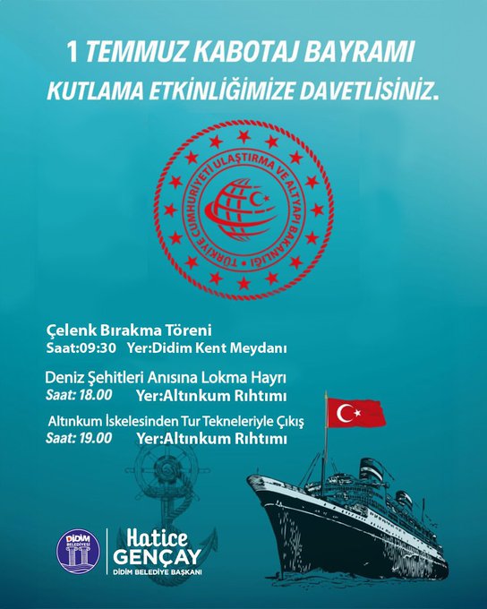 Didim’de Denizcilik ve Kabotaj Bayramı Coşkusu