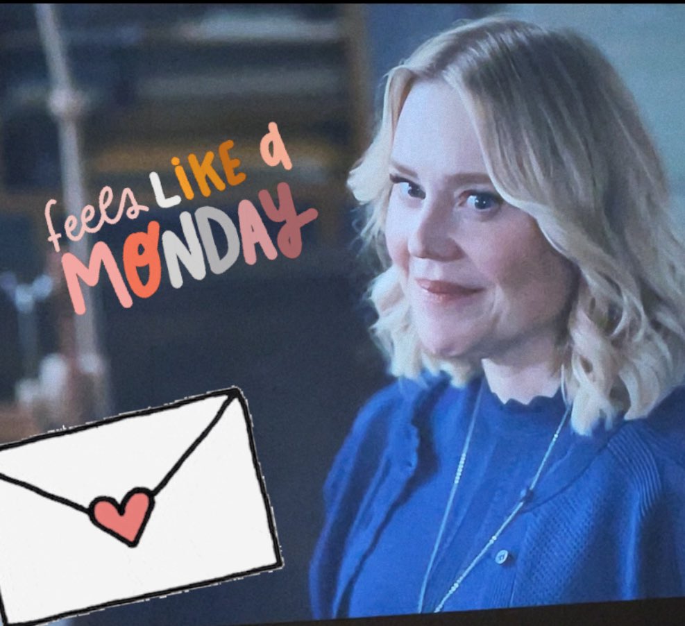 Happy #McInerneyMonday #POstables Shane isn’t quite feeling this Monday thing either but she looks radiant regardless. 😂🤣 #SignedSealedDelivered <a href="/hallmarkchannel/">Hallmark Channel</a>