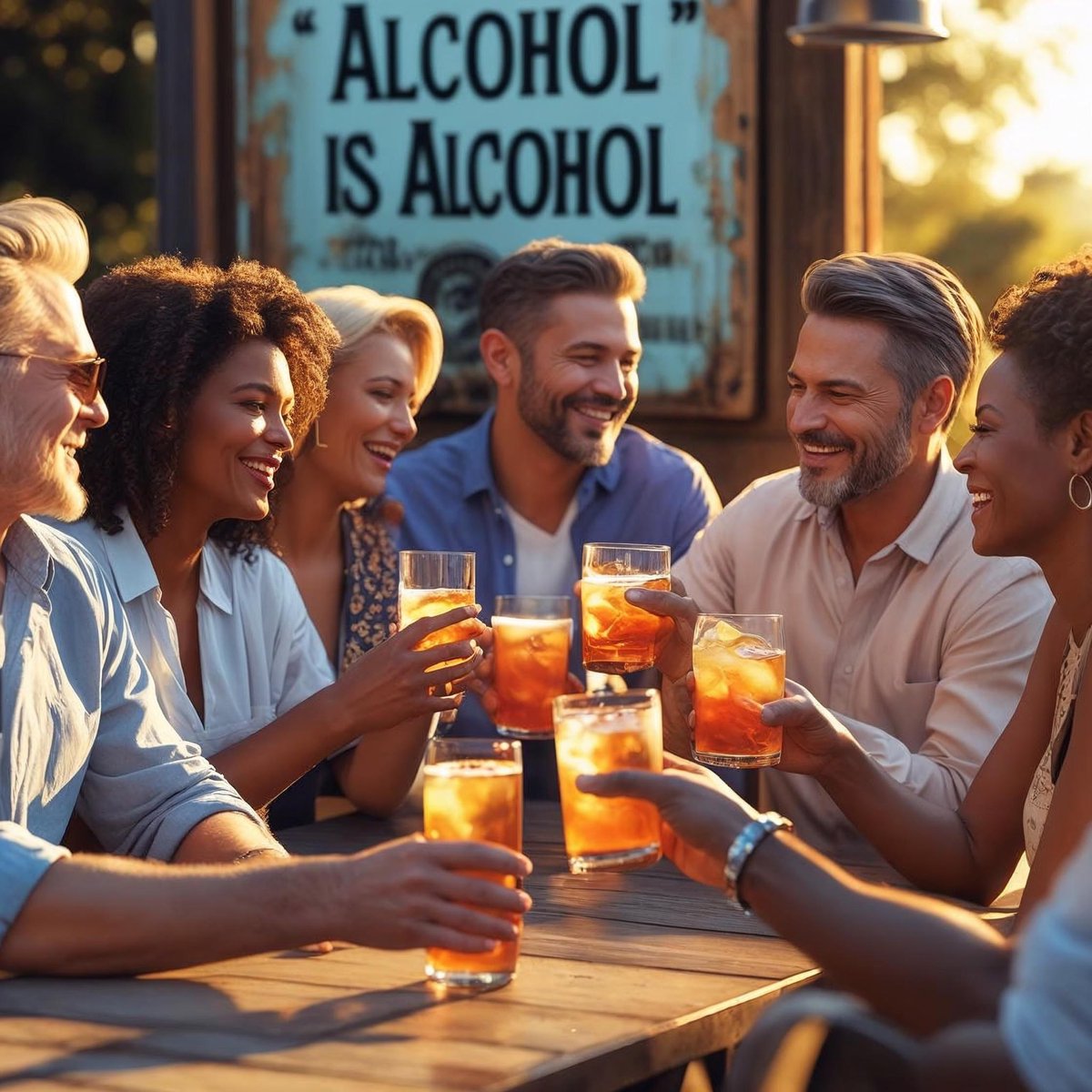 No alcohol type is safe enough but if you have to partake then opt for:
- drinks with lower alcohol content
- avoid sugary mixers
- skip drinks with caffeine. 
These options  can make a big difference for your health. 
#Alcoholism #Health #AlcoholAwareness #dontdrinkanddrive
