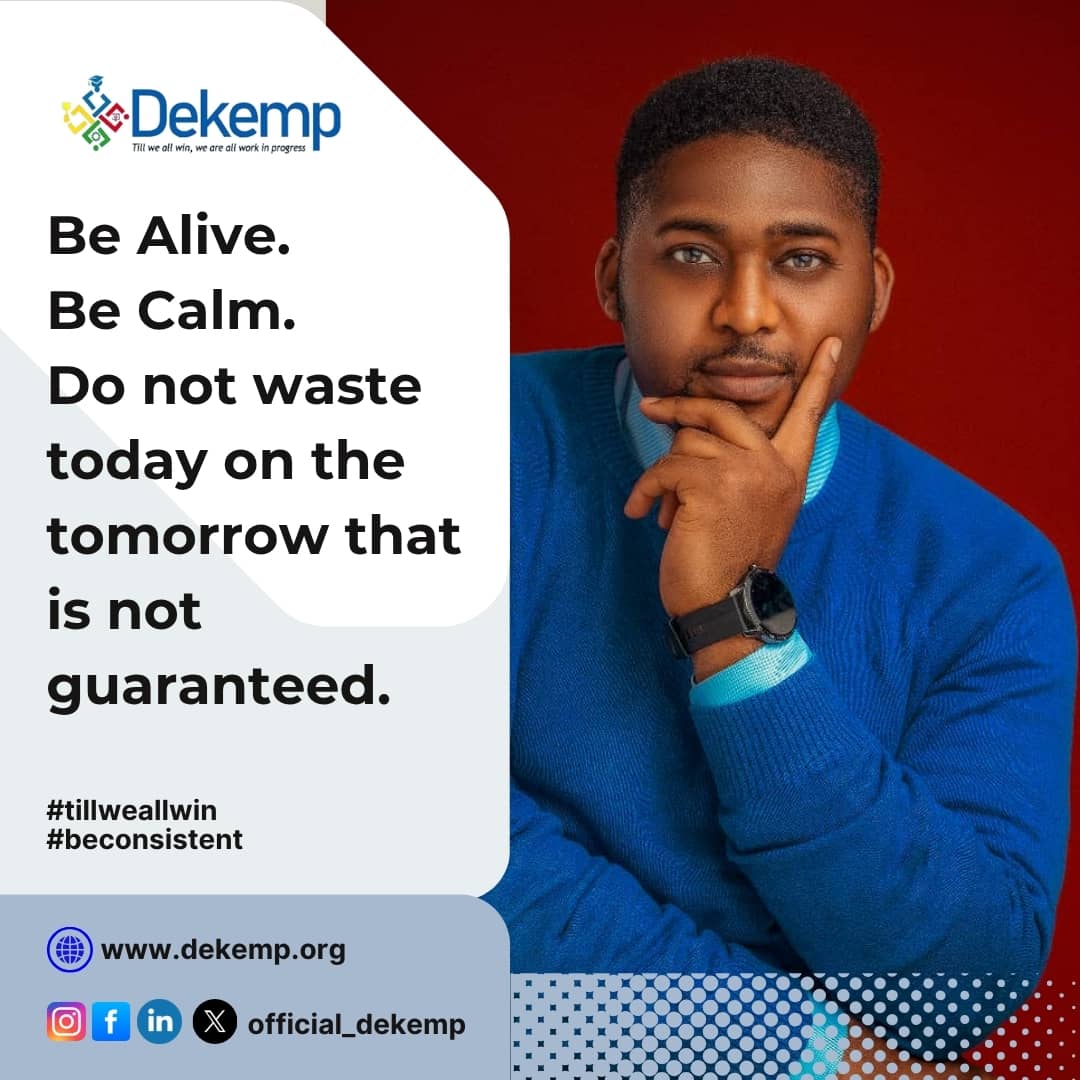 Official_Dekemp's tweet image. Dekemp daily dose 

#tillweallwin #doitdifferent #beintentional #bemore #inchforward #beconsistent #share