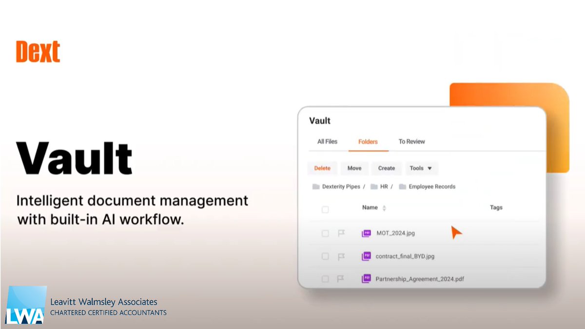 We’re always on the lookout for ways to save our clients time and stress . So, we’re excited to tell you about #Vault from <a href="/dextofficial/">Dext</a> that lets you store all your financial documents in one secure, searchable place. Find out why it's a game-changer.
👉 lwaltd.com/blog/secure-st…