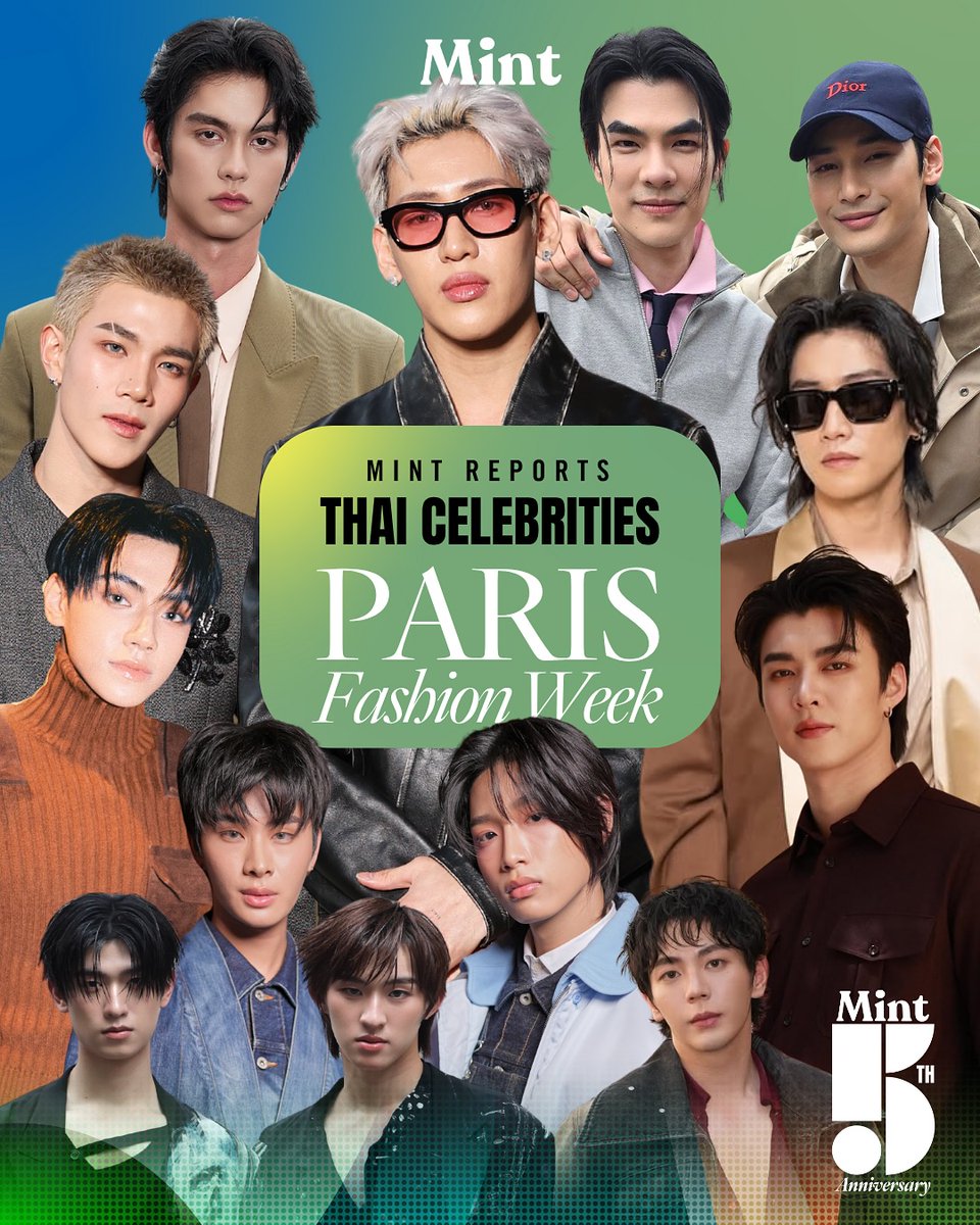 UppoompatTh's tweet photo. ꒰30.06.2025꒱... ·͜·♡
IG update ➜ mintmag_th
#uppoompatwithamiri
#uppoompatwithegonlab
#uppoompat @uppoompat
มาจึ้ง! Mint รวมภาพฟร้อนท์โรว์ลุคของเหล่าคนดังไทย บินลัดฟ้าไป Paris Fashion Week ร่วมชมโชว์คอลเล็กชั่นใหม่ Spring-Summer 2026 Menswear ที่เพิ่งจบไปเมื่อวานที่ผ่านมา รอบนี้ยังมีคนดังไปชมโชว์กันมากมาย แต่ละคนจะมาในลุคไหนกันบ้าง และชวนสะกดสายตาขนาดไหน ไปดู 💚
📱Like comment and shared
🔗https://t.co/1yeRgW8NKk