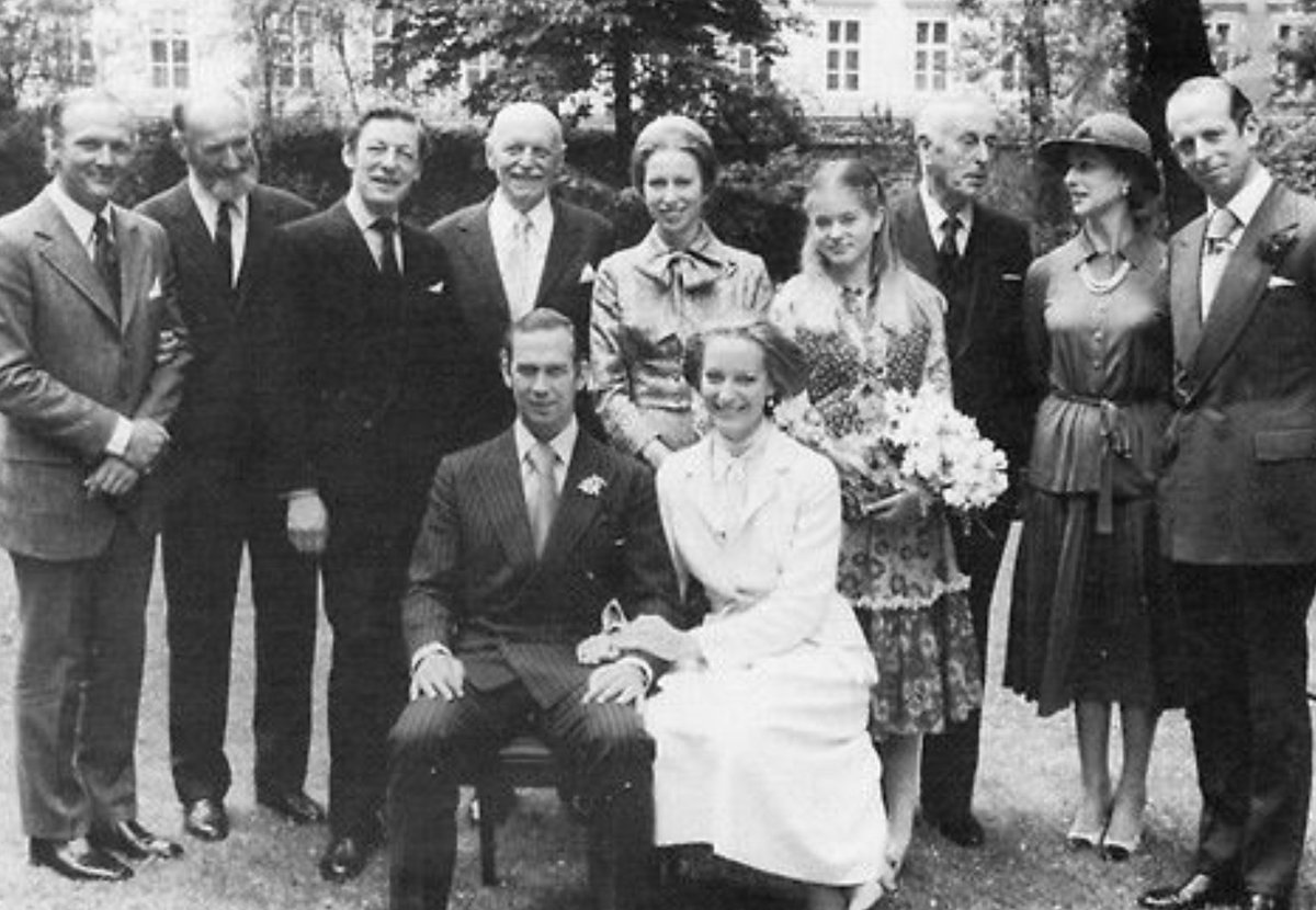 RoyalsOther's tweet image. A Happy 47th Wedding Anniversary to TRHs Prince and Princess Michel of Kent who married in Vienna on 30th June 1978.