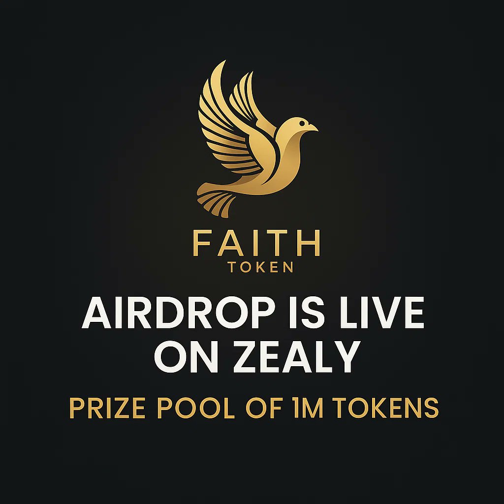 🔥 New FAITH Token Airdrop is LIVE! 🔥
Ready to believe in better trading? Become a FAITH holder today!

🚀 1,000,000 FAITH up for grabs!
Join our exclusive airdrop and secure your share!

Participate:
 Join our Zealy airdrop zealy.io/cw/mysite1conn…

#Airdrop  #BNBChain #DeFi