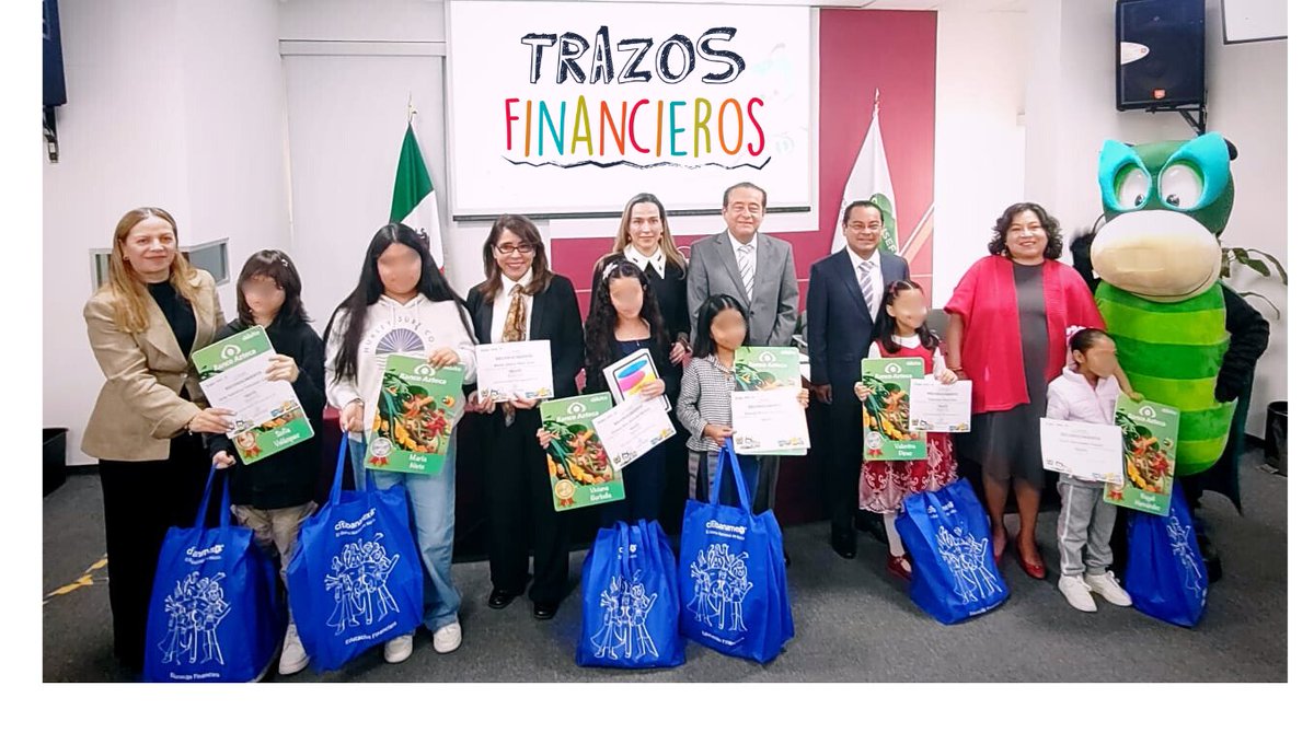 📢 Boletín de prensa | #CONDUSEF
Premiación de la 9ª edición de “Trazos Financieros”
👧Este año, las seis ganadoras son niñas, reafirmando el compromiso de la libertad financiera desde edades tempranas y con perspectiva de género.
Conoce el comunicado en:condusef.gob.mx/?p=contenido&i…