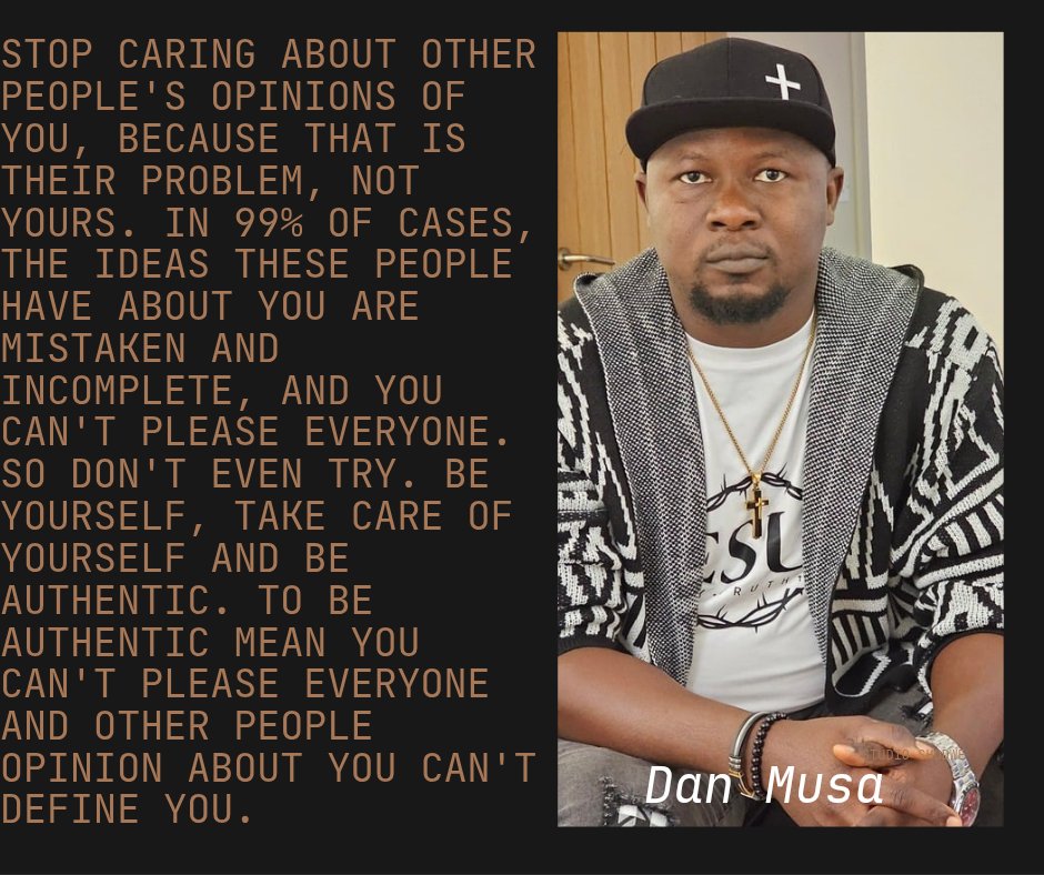 ShadrachMSD's tweet photo. BE YOURSELF BCS YOU CANT PLEASE EVERYONE. https://t.co/gzw5FRXag4