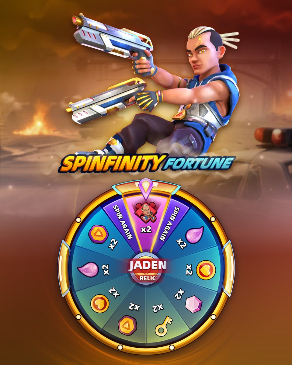 RaidRushTD's tweet image. 🚨 It’s here: Spinfinity Fortune featuring the NEW hero Jaden!

From June 30 to July 6 only – spin the wheel and unlock rewards you can’t get anywhere else.

🎯 Ready to see where luck takes you?
Join now and drop a 🔥 if you’re aiming for Jaden!
 
#raidrush #newhero #spinfinity