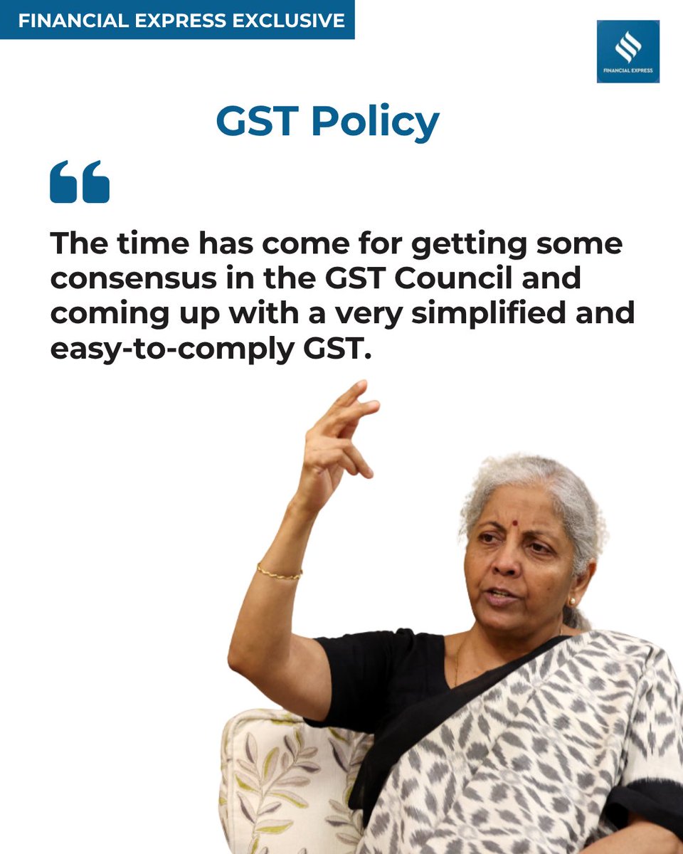 #FEExclusive | In an exclusive interview with Financial Express' K G Narendranath and <a href="/pksahu9/">Prasanta Sahu</a>, Finance Minister <a href="/nsitharaman/">Nirmala Sitharaman</a> talks about economic growth, manufacturing and reform while navigating global volatility and pushing for inclusive, investment-driven development and