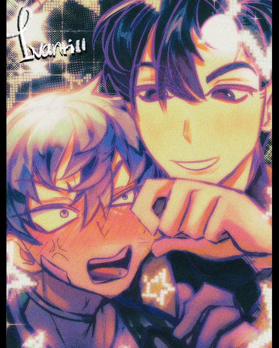 pyukurro's tweet image. art trade with @Helloid_ and it is #ivantil so enjoy #ALNST enjoyers of mines.. #fanart #digitalart #alnstfanart was a joy making yaoi of them this year.