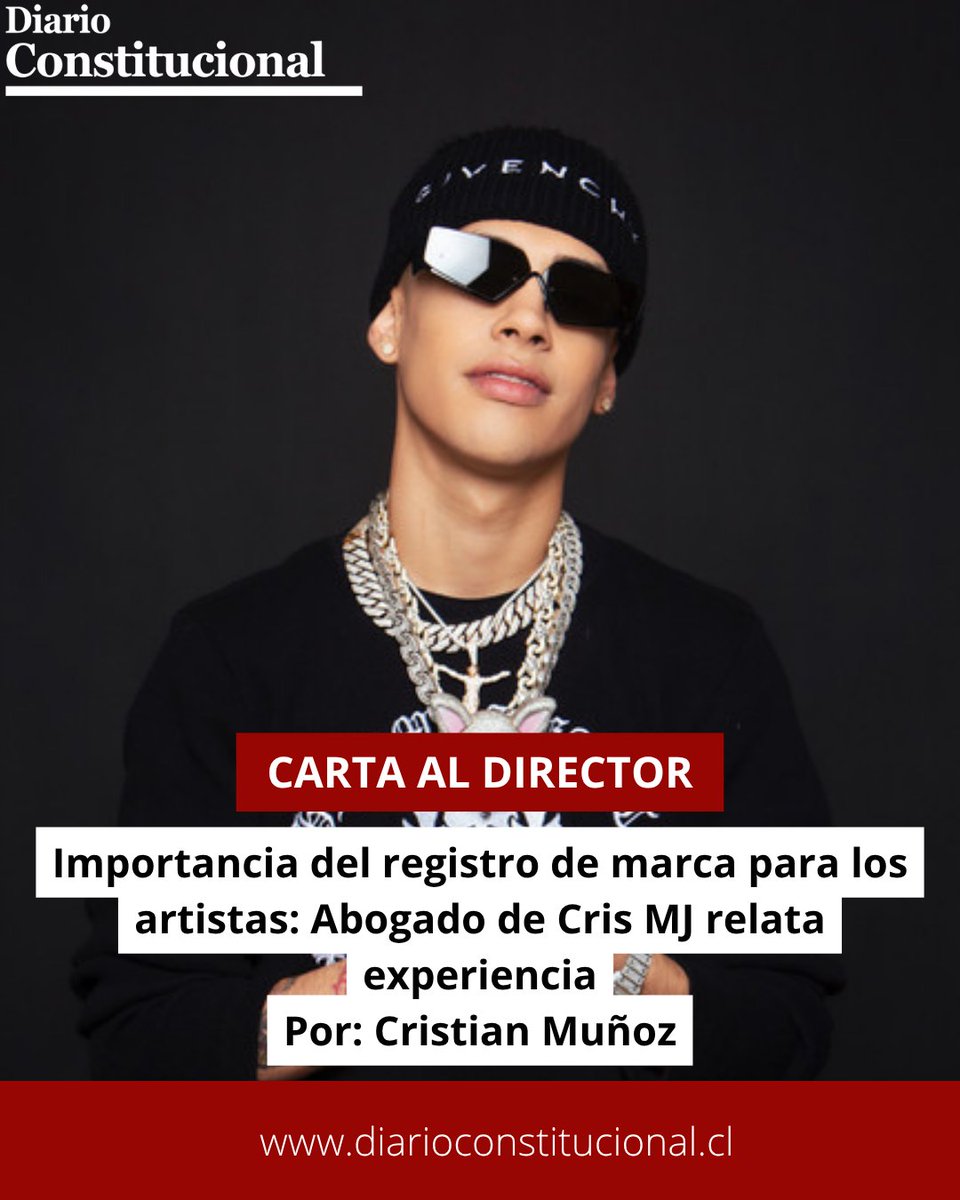DiarioConst's tweet image. 🔒 Cris MJ ya es marca registrada en Chile y México.
Sigue EE.UU. y Europa. Música con respaldo legal. 🎤💼
#CrisMJ #MarcaRegistrada

Lee más aquí: diarioconstitucional.cl/cartas-al-dire…