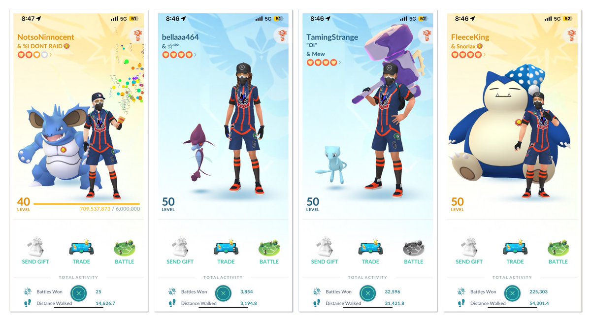 sinnohjoe's tweet image. LEVEL 50!!! 🥳🥳🔥🔥

Thank you to all my friends who were not only in person for the raid, but also dressed up as me to celebrate!!

Here’s to more milestones in the future!🥂🥳🥳

#pokemongo #PokemonGOFest2025 #level50