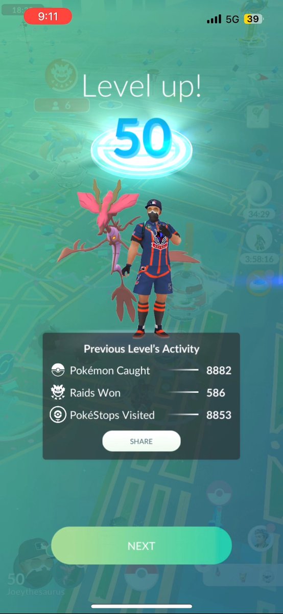 sinnohjoe's tweet image. LEVEL 50!!! 🥳🥳🔥🔥

Thank you to all my friends who were not only in person for the raid, but also dressed up as me to celebrate!!

Here’s to more milestones in the future!🥂🥳🥳

#pokemongo #PokemonGOFest2025 #level50