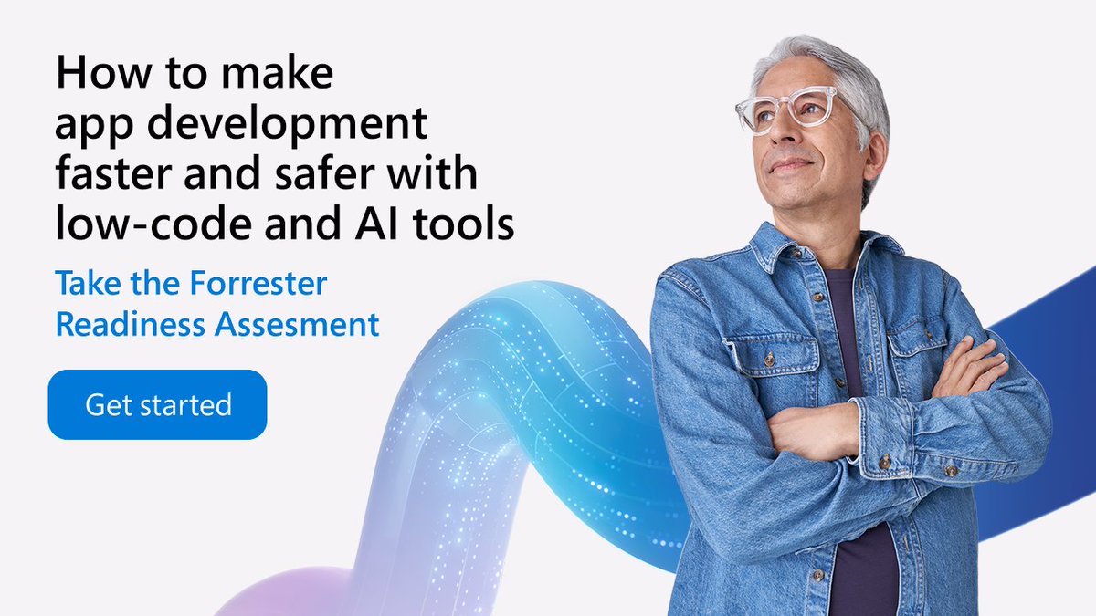 Looking to speed up app development with an AI-infused, low-code platform? Take the AI and Low-Code Readiness Assessment. Get started: msft.it/6013SaCt3

#Microsoft #AI