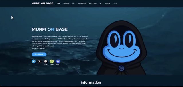 Slamshiia's tweet photo. @cryptojourneyrs @lofitheyeti Congratulations, the $MURFI website has been launched. 🫵🏻💙
Token Launch 31 June 

https://t.co/OU7vRL5wXV 🫵🏻

@Murfibase 

TG: https://t.co/FDQIOa6JF2 🫵🏻

$BASE $ETH  $PEPE $BRETT $TOSHI $SHIB $DOGE $TRUMP $BONK $FLOKI $USDC $BNB $SUI $SEI #Porsche #Coinbase #memecoin  #10000x https://t.co/zIOf7ij9e0