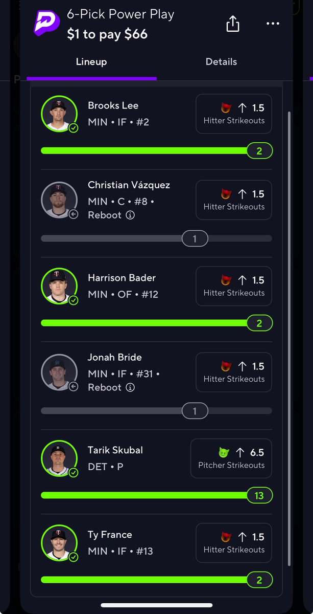 That’s 2 days in a row <a href="/PaydirtOfficial/">Paydirt Analytics</a> <a href="/Paydirt_DFS/">James McCool</a> Hands down best tools day in day out!! Taught me so much! 🦞

FLEX AND POWER 17 XXX <a href="/PrizePicks/">PrizePicks</a> I am limited to 25 dollars all sports!!

Come join us James is always reinventing the wheel!!

paydirtdfs.com/?aff=Nickikyli…