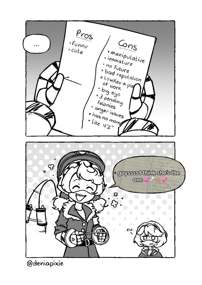 playing with csp tools

#murderdrones #nuzi (♀️N)