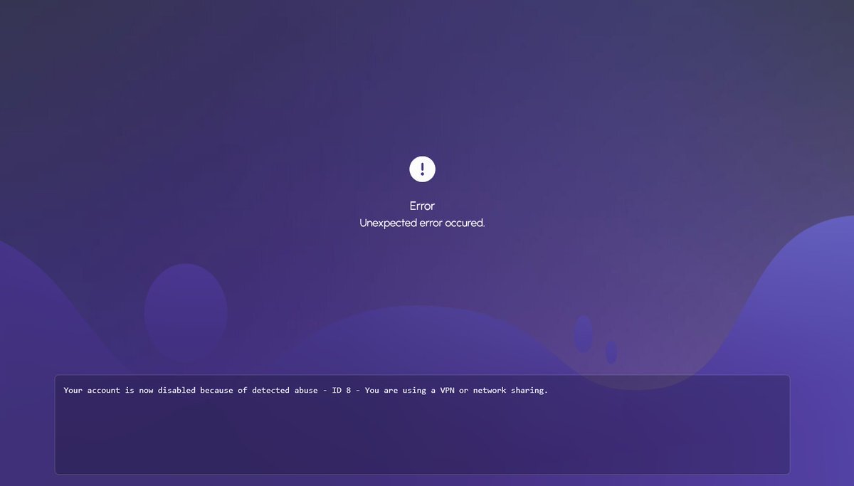 My only 1 <a href="/BeamableNetwork/">Beamable Network</a> <a href="/Beamable/">Beamable</a> account has been disabled due to detected abuse. 

Technology as its finest.