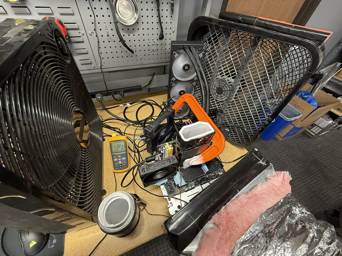 I know this content isn't for everyone but I spent all weekend by myself at the studio, listening to music and XOC overclocking my way to #5 in Port Royal. 

Just a guy having fun learning the pickiness of these cards and trying to develop new methods and devices that work for me