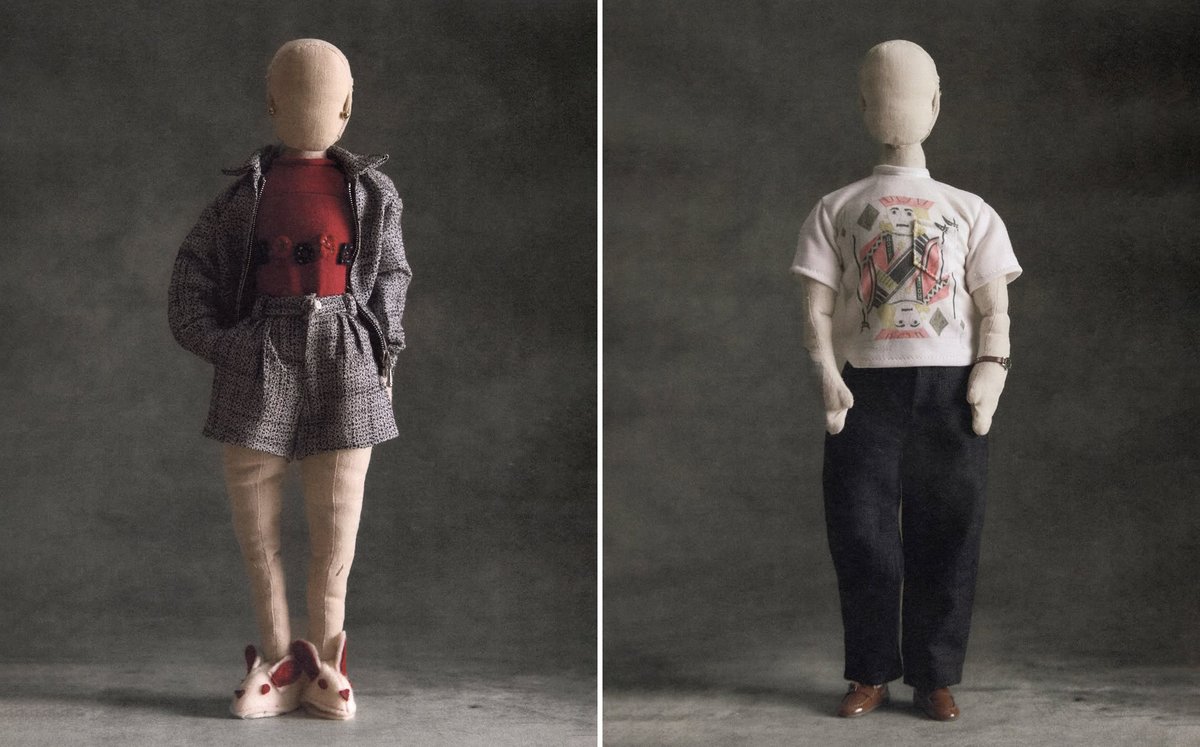 dieworkwear's tweet photo. Bode's new lookbook is charming.

You can find Bode's video presentation on their website. For more, look up "Théâtre de la Mode," a collection of dolls used to promote fashion in postwar Paris. Articles of Interest has a great podcast about them titled "A Fantasy of Fashion." https://t.co/6ZLw5Pkwnf