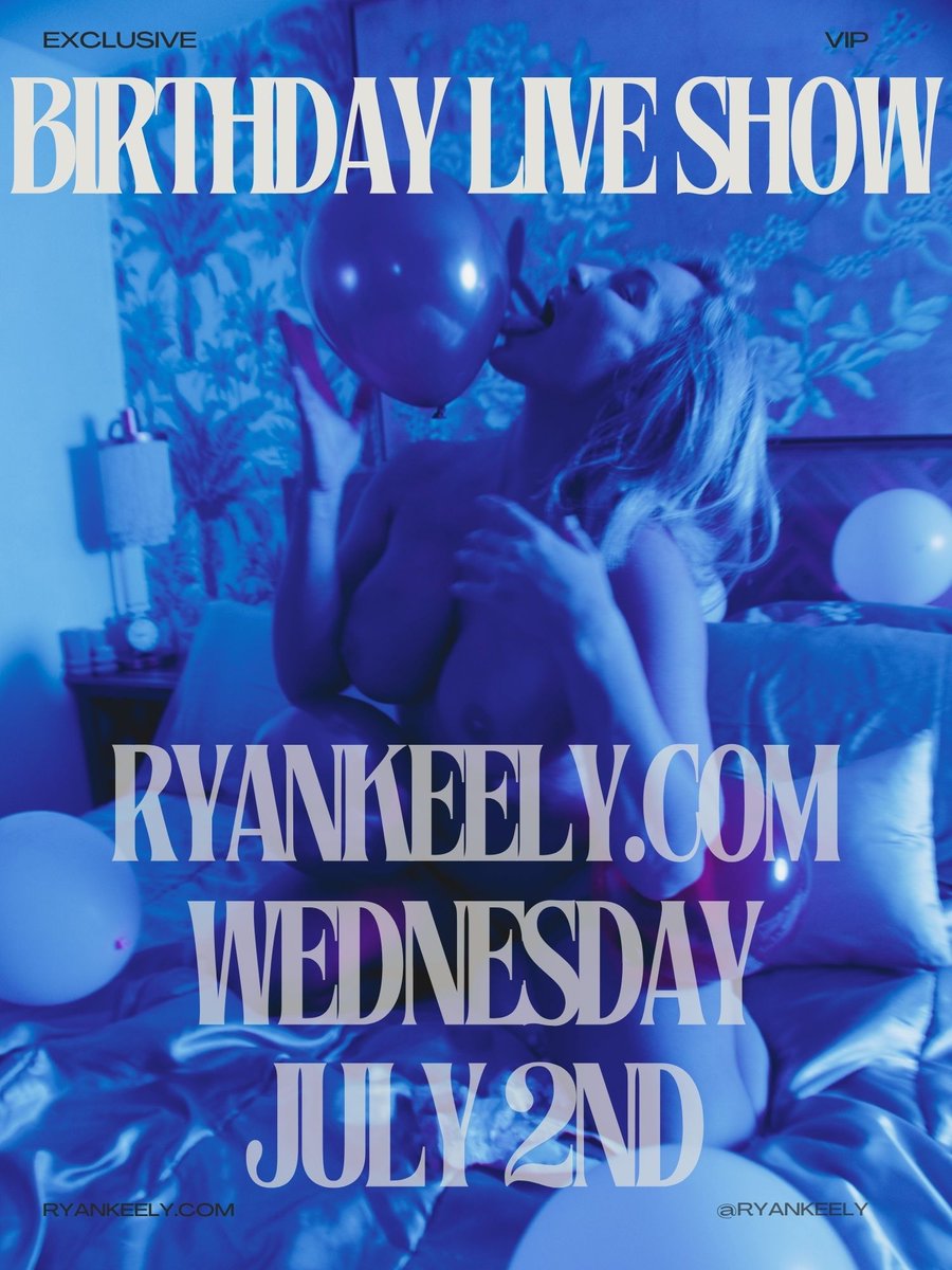 Join the party and the afterparty this week on RyanKeely.com 💙
