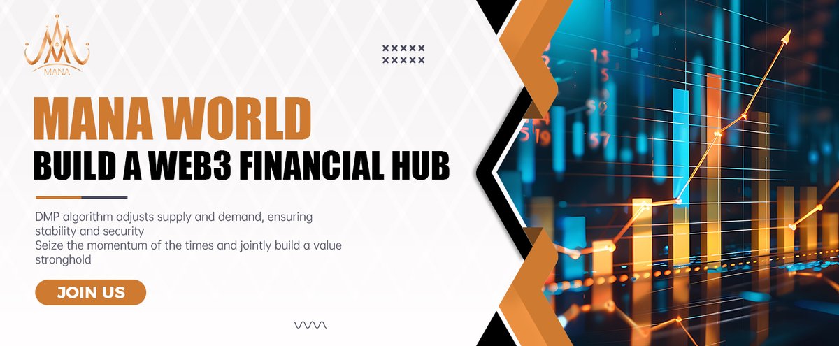 🚀#MANAWORLD #Web3 #DeFi3.0

🌍 Connecting the global value network to build a Web3 financial hub
📊 DMP algorithm adjusts supply and demand, ensuring stability and security
👑 Seize the momentum of the times and jointly build a value stronghold