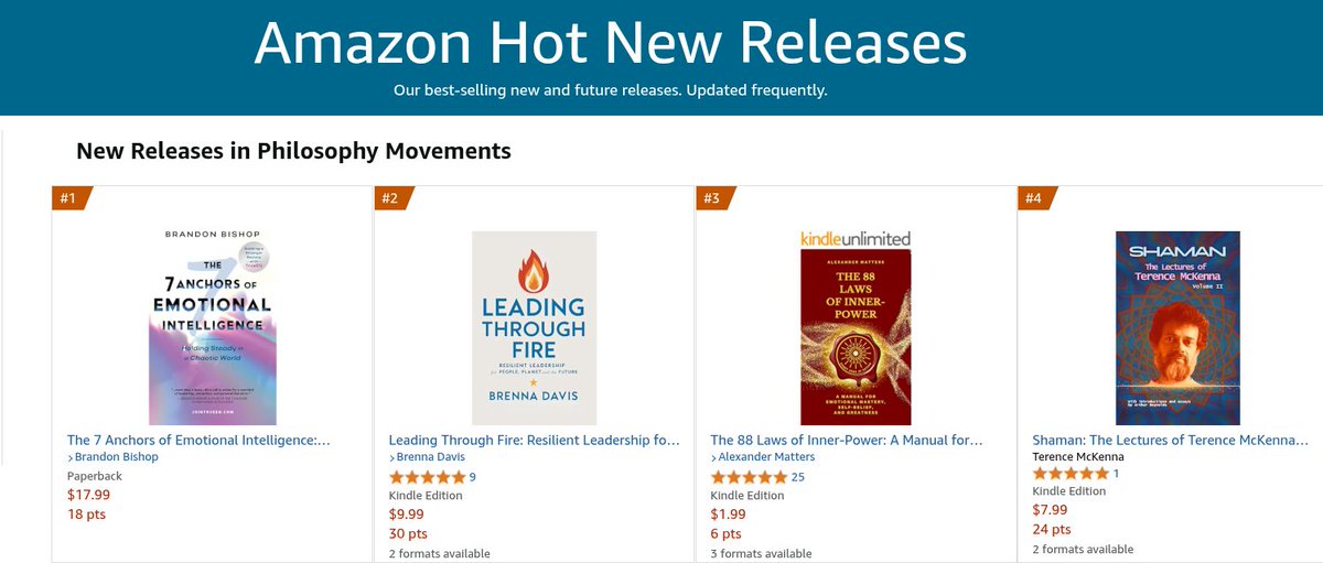 brandoncbishop's tweet photo. #1 New Release in Philosophy Movements https://t.co/KfAWC9SK0X