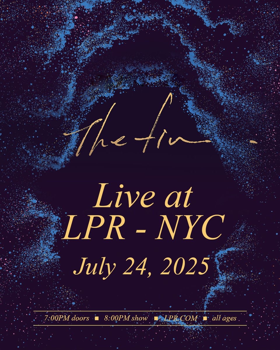 The fin. (@_thefin) on Twitter photo The fin. North America Tour 2025
July 24th
LPR <a href="/lprnyc/">(Le) Poisson Rouge</a>
New York, NY
Ticket
thefin.lnk.to/NorthAmericaTo…
#Thefin #USA #Tour2025 The fin. North America Tour 2025
July 24th
LPR <a href="/lprnyc/">(Le) Poisson Rouge</a>
New York, NY
Ticket
thefin.lnk.to/NorthAmericaTo…
#Thefin #USA #Tour2025