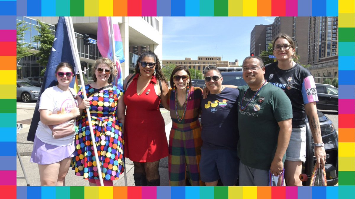 AGEllison's tweet image. Happy Twin Cities Pride! It was a great day to walk with @LtGovFlanagan and our legislative colleagues in the parade.
I will always fight for–and celebrate–our LGBTQ+ and Two-Spirit Minnesotans. No exceptions.