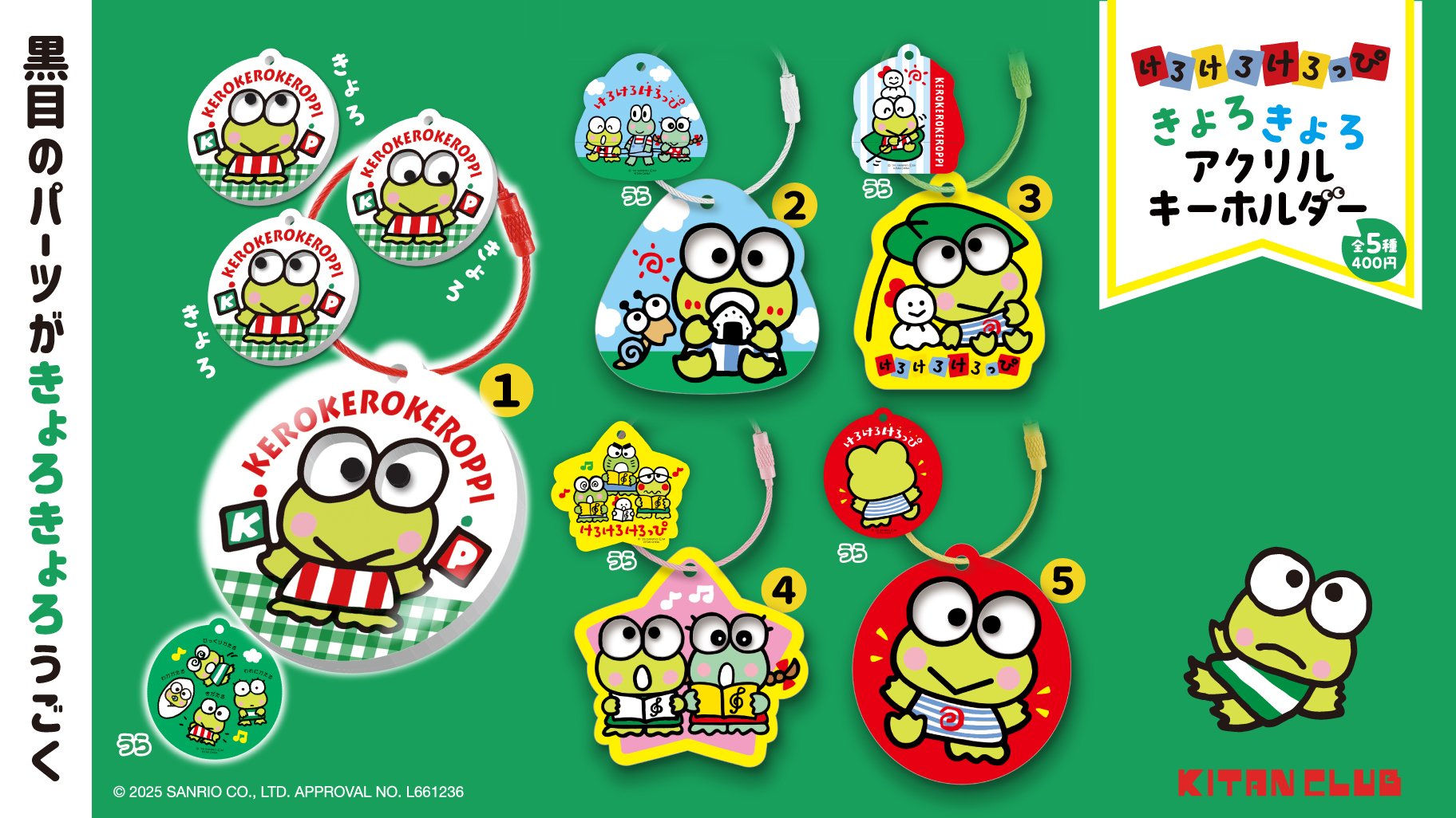 希少　けろけろけろっぴのゆびにんぎょう けろけろけろっぴ ダイカットステッカー（4）【9月中旬以降順次